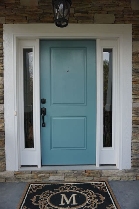 sherwin williams blue front door.